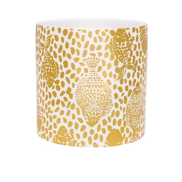 Lilly Pulitzer Other - 🥳 LILLY PULITZER Porcelain Gold and White Vase